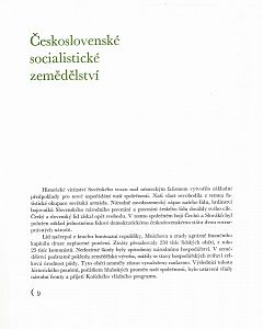 Československé zemědělství