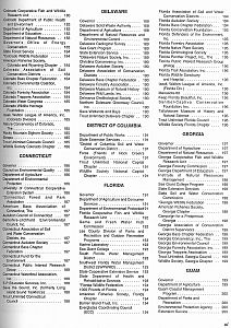 Conservation directory 1996