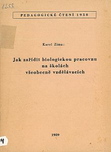 Jak zařídit biologickou pracovnu na školách všeobecně vzdělávacích