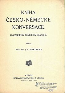 Kniha česko-německé konversace