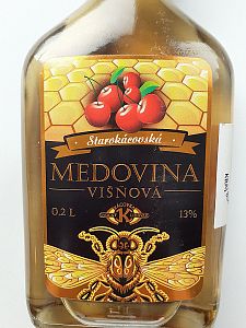 Medovina višňová 0,5 l Kácovka