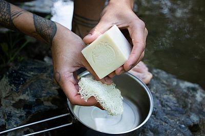 Mýdlo kostka - mytí v kostce