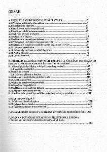 Přehled environmentálního práva ES, právní úpravy a technických norem v oblasti ochrany ŽP2004