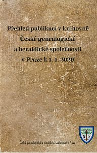 Přehled publikací v knihovně České genealogické a heraldické společnosti v Praze k 1.1.2020