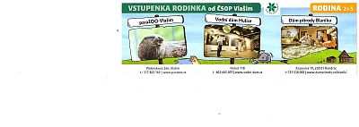 Společná vstupenka RODINKA od ČSOP Vlašim