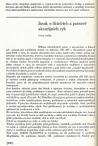 Z praxe akvaristy a teraristy