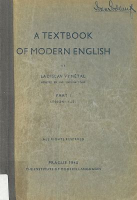 A TEXTBOOK OF MODERN ENGLISH