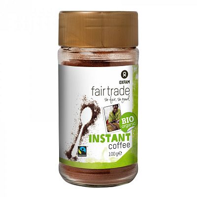 Bio fair trade instatní káva Oxfam, 100 g