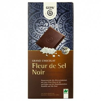 Bio hořká čokoláda Květy soli GEPA