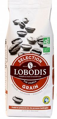 Bio zrnková výběrová káva Lobodis 250 g