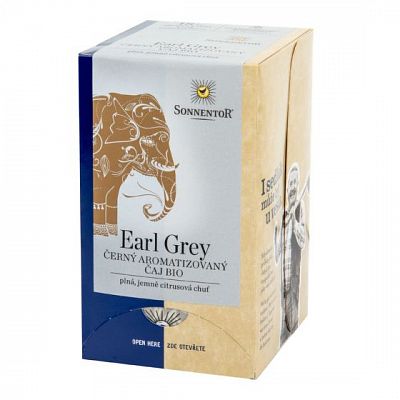 Čaj černý sypaný Earl Grey 27 g Sonnentor