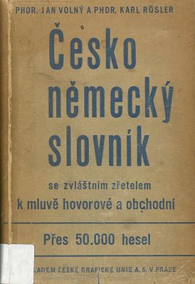 Česko-německý slovník