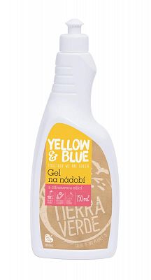 Gel na nádobí Yellow Blue lahev 750 ml