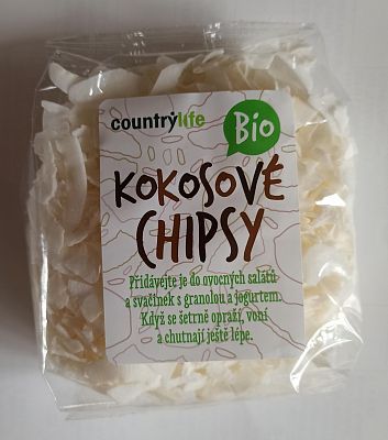 Kokosové chipsy 150 g Country Life