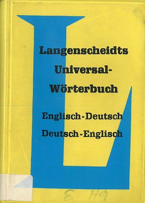 Langenscheidts Universal-Wörterbuch English-Deutsch