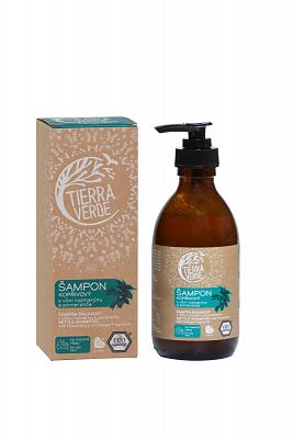 Šampon kopřivový s vůní rozmarýnu a pomeranče  (lahvička 230 ml)