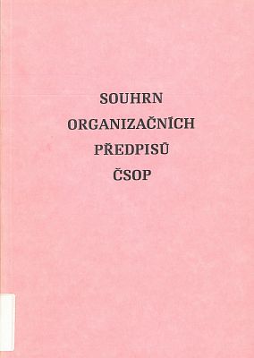 Souhrn organizačních předpisů ČSOP