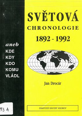 Světová chronologie 1892-1992